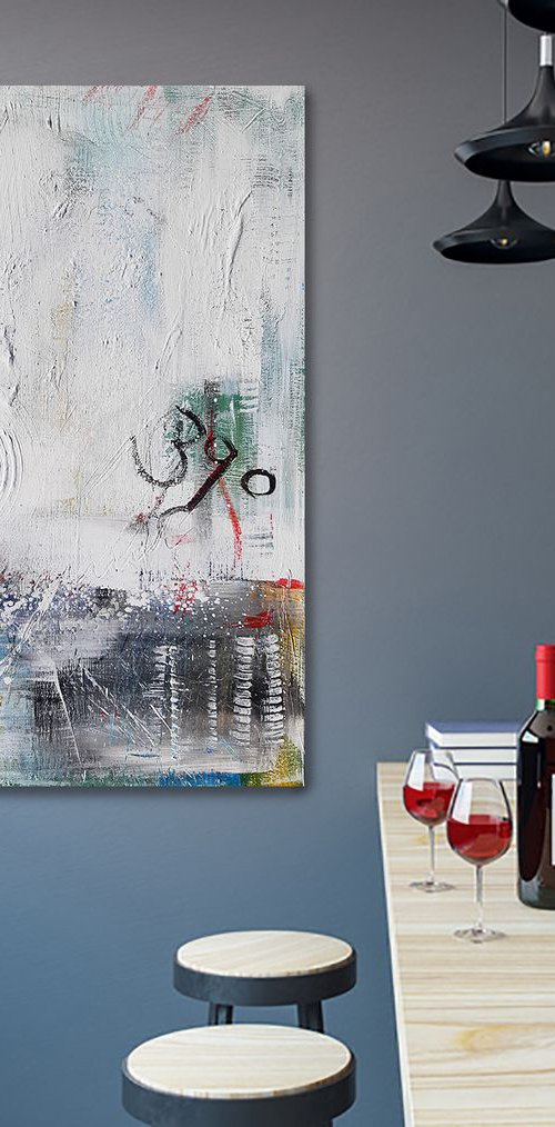 '39°' Abstract Textured Colorfield | SPECIAL PRICE by Stefanie Rogge