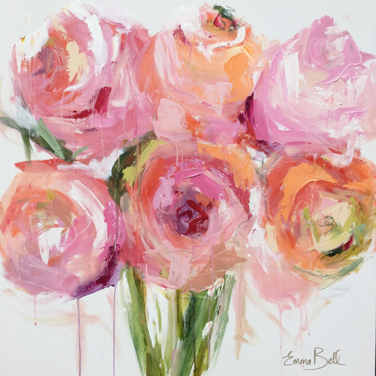 Pink Peonies by Emma Bell