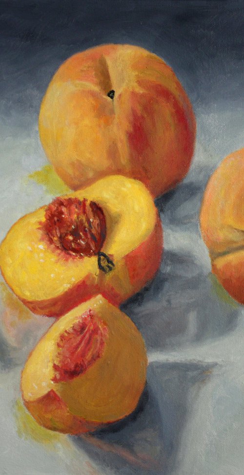 Peaches by Douglas Newton