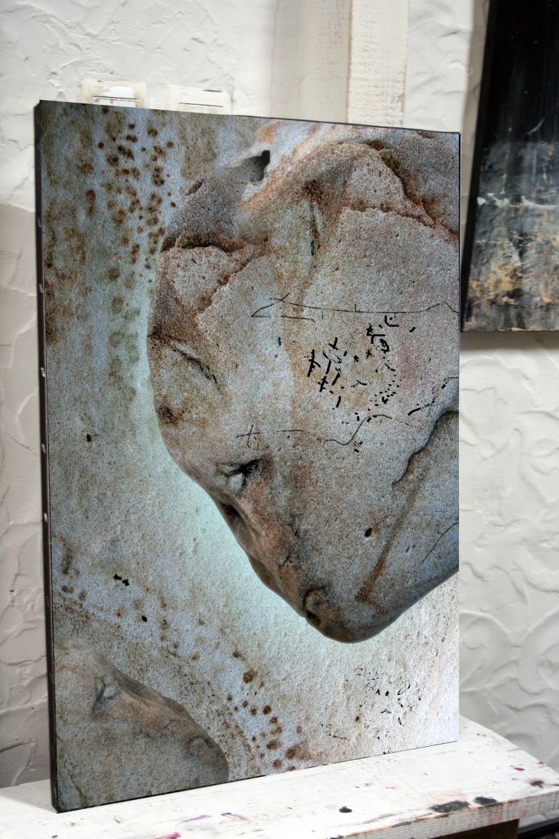 Photorealistic Portrait Photograph By Kloska Ovidiu, 20 X 28", Found Reality Metart Conceptual Photography Urban Exploration Human Face Expressivity By Master Kloska, Artfinder