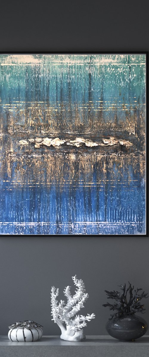 View 1. Abstract painting 90 X 70 sm. by CM