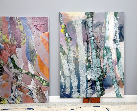 Still standing 02- Landscape tree trunks