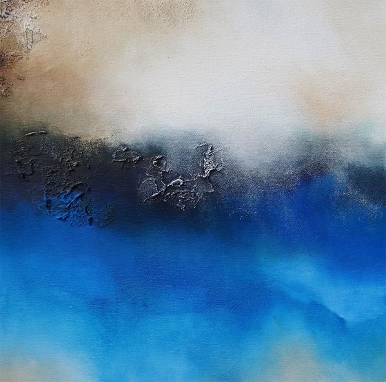 raw blue (140 x 70 cm)