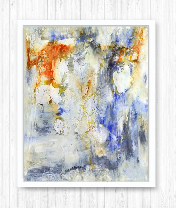 Mystical Moments 7 - Textural Abstract Painting  by Kathy Morton Stanion