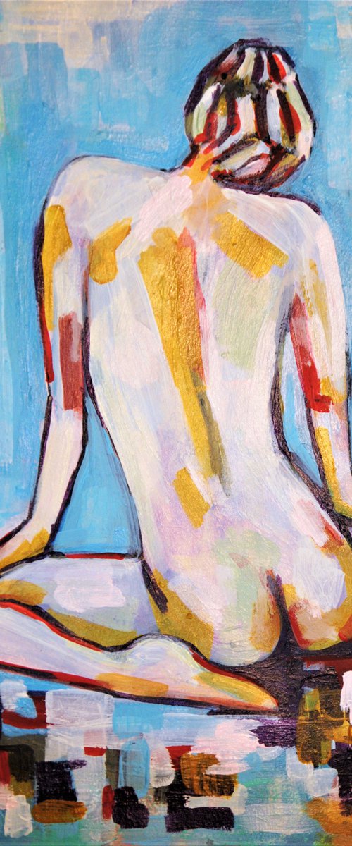 Nude / 39.8 x 24.8 x 0.1 cm by Alexandra Djokic