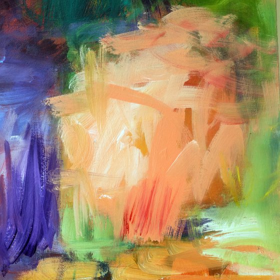 Violet and Deep Green