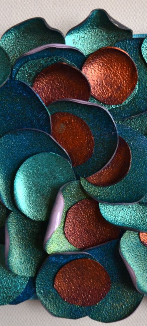 Shining blues-1 by Swapna Namboodiri