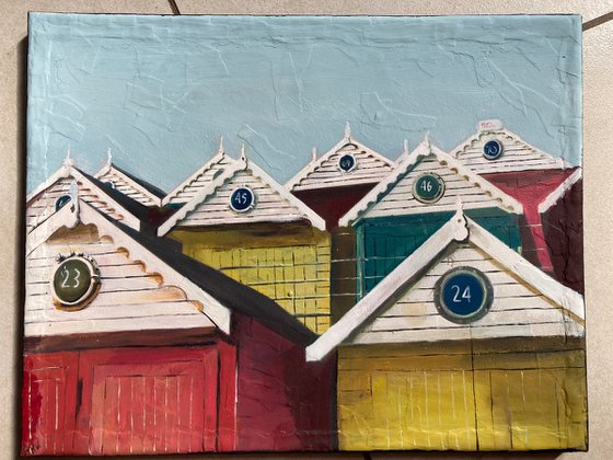 Seaside Beach Huts, Essex