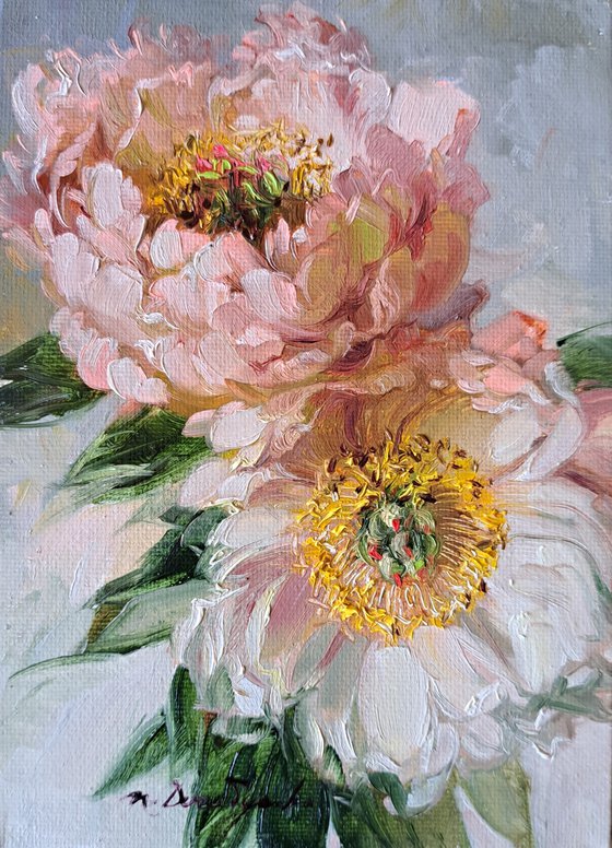 Two peony
