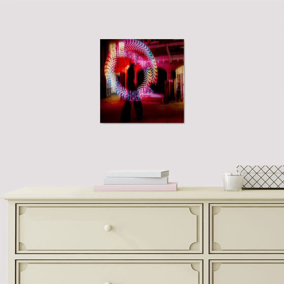 Spirals of Light Limited Edition 1/50 10x10 inch Photographic Print.