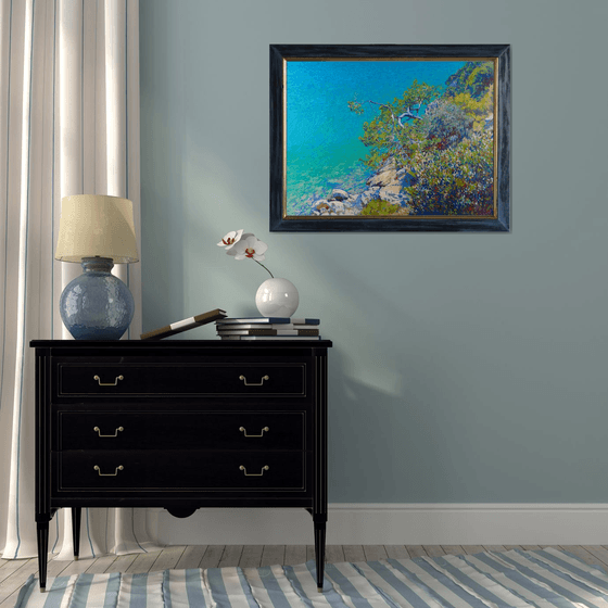 Pine in the Blue Lagoon