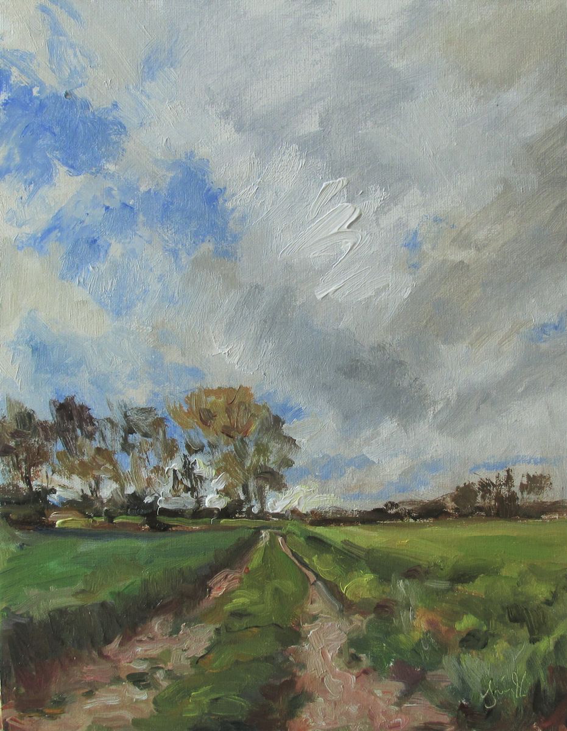 Cloudy Skies Impressionist English Country Land Artfinder