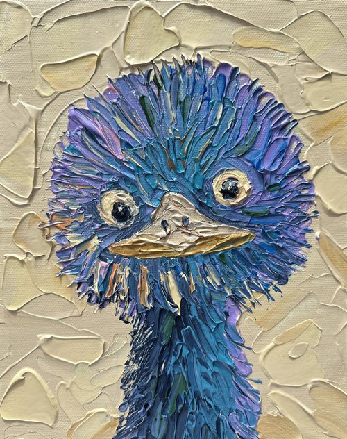 Quirky Emu by Guzaliya Xavier