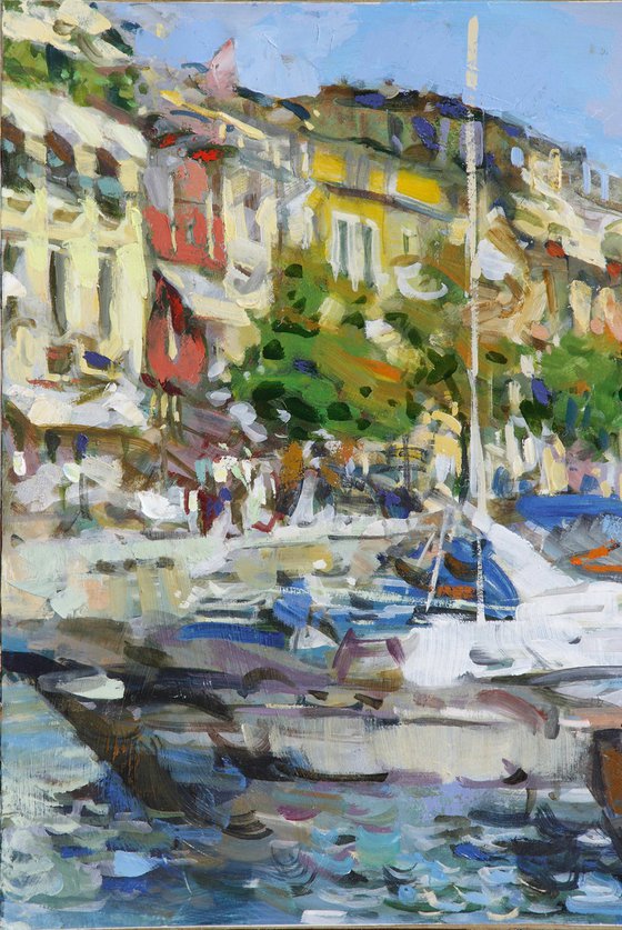 Oil Painting on Canvas "Marinas"