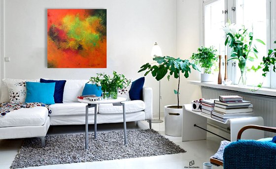 Abstract Painting by artist Alex Sencenko / Saga N32