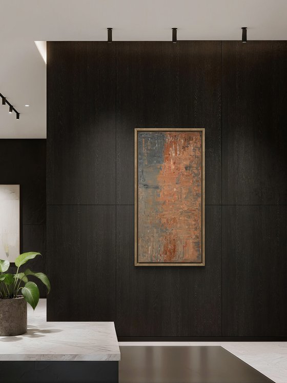 „Where silence dwells“ 50x100x2 cm