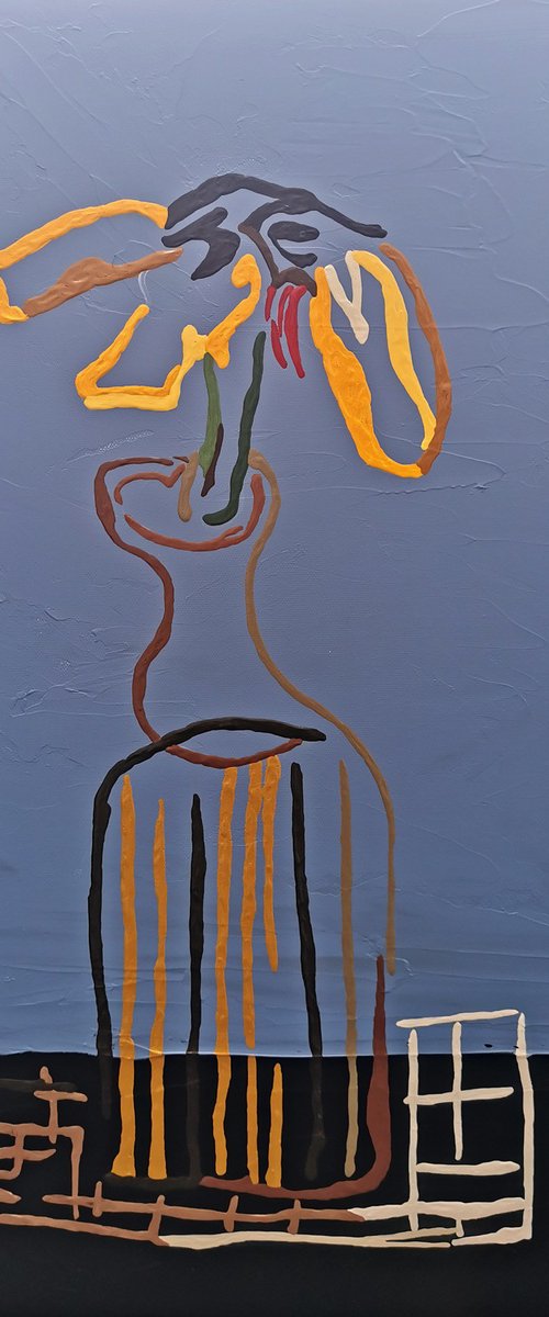 XXIX 5 - Sunflower in a vase by Uli Lächelt