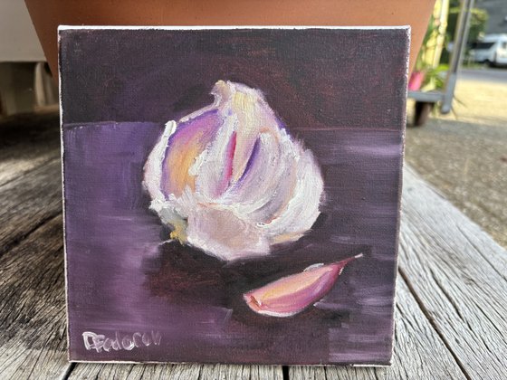 Still life with garlic