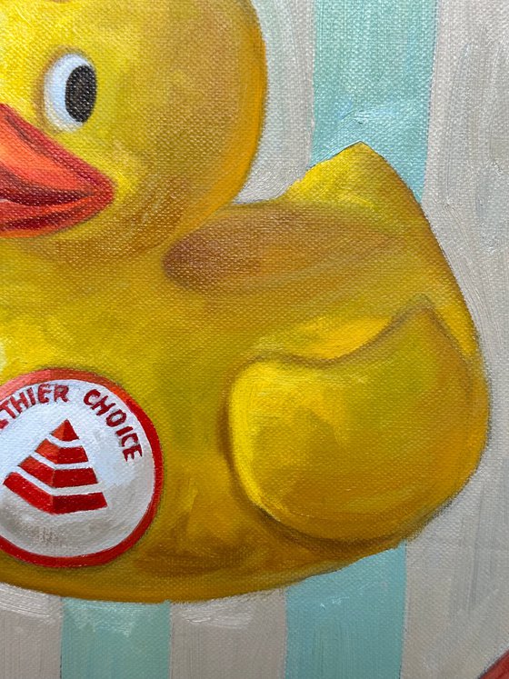 Rubber duck. Healthier choice