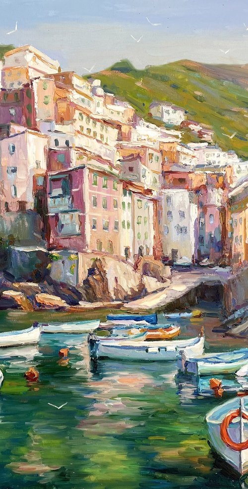 "Riomaggiore" by Evgeny Chernyakovsky