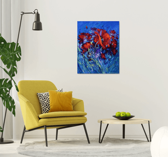 Symphony of Red and Blue