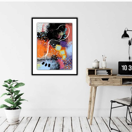 Où serons-nous demain? - Abstract artwork - Limited edition of 1