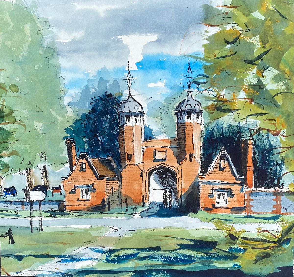 The Gatehouse, Melford Hall by Paul Mitchell