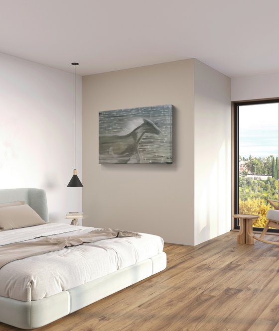 White Horse in the Mist