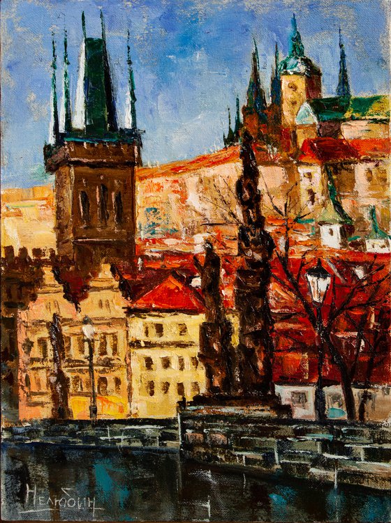 "Prague" Old town, city landscape