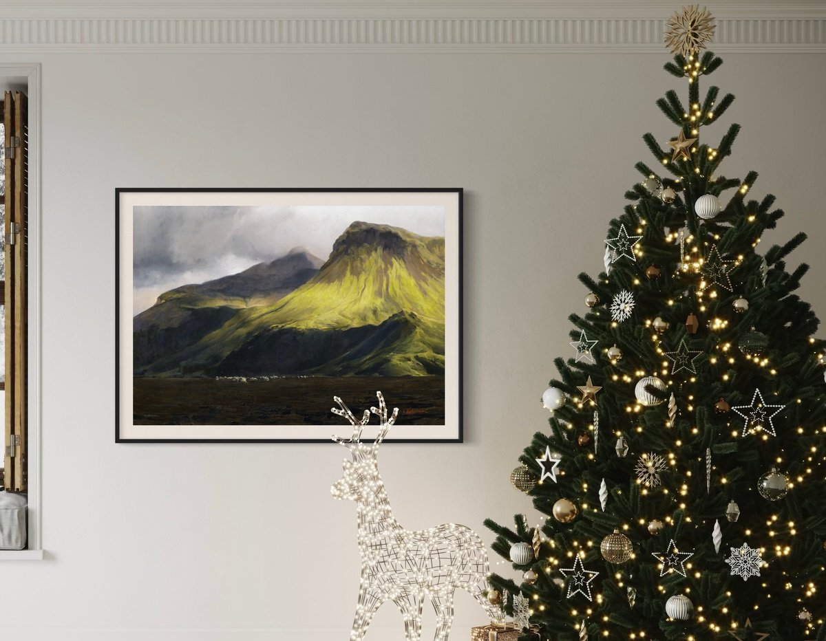Photorealistic Landscape Print By Irina Zelenina, 22 X 16, Iceland Print, Original Artwork