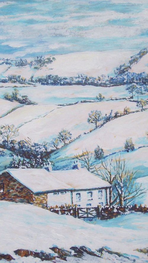 Hill Farm in Winter by Max Aitken