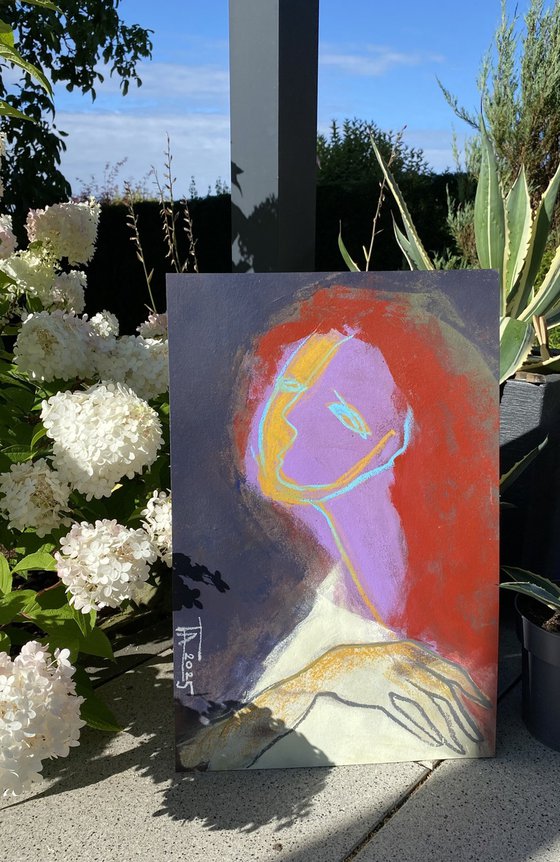 Portrait of an unknown woman.