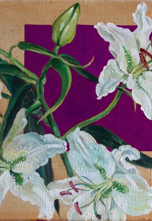 Lilies by Alona Lesnichenko
