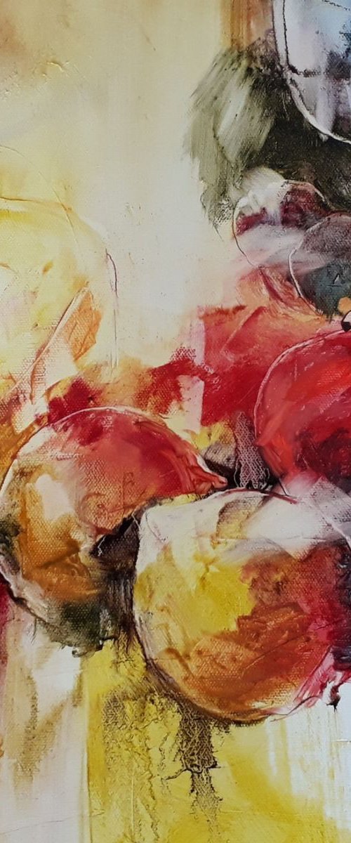 Still life 27 "les melons" by Sylvaine  Catoire