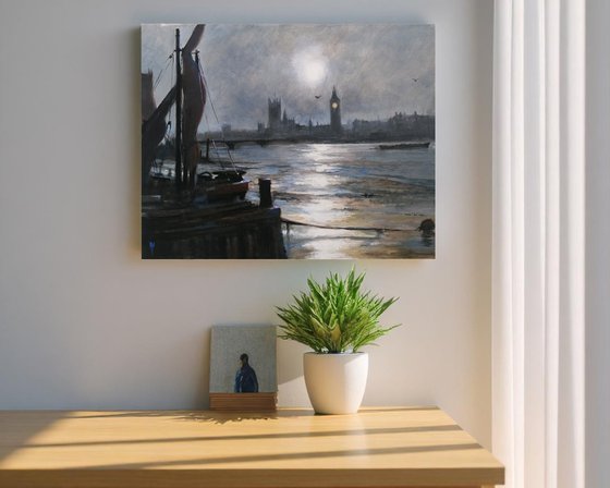 Thames Nocturne, London