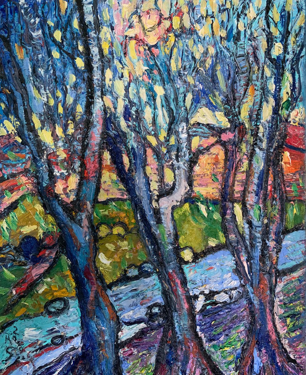 In The Forest By Roman Sleptsuk, 16 X 20, Artwork For Sale On Artfinder