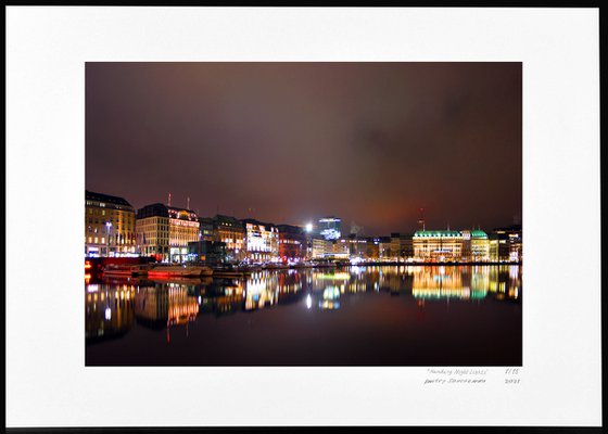 " Hamburg. Night Lights " Limited Edition 1 / 15