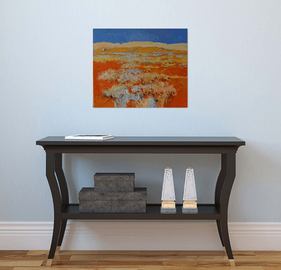 Desert under the Blue Sky