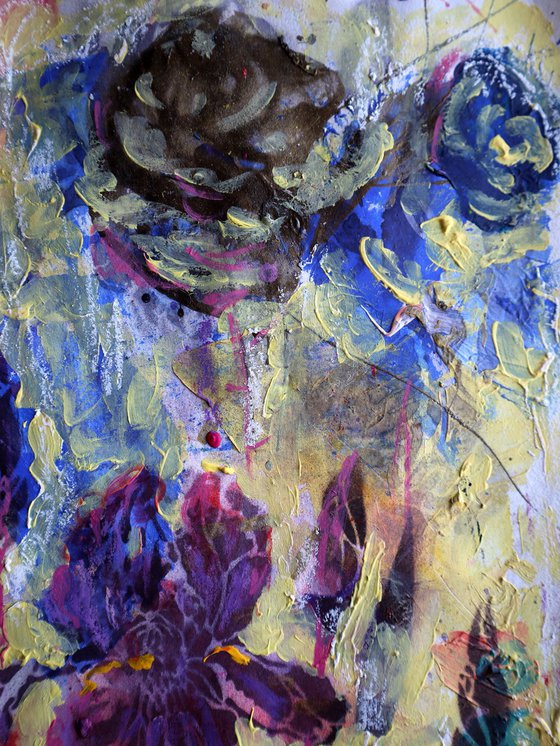 Fantasy with Flowers 339: paper 59x42cm