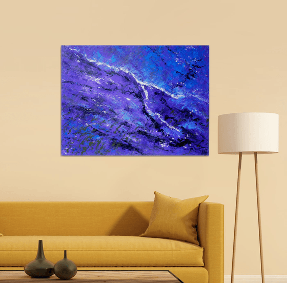 Purple Nebula - Large