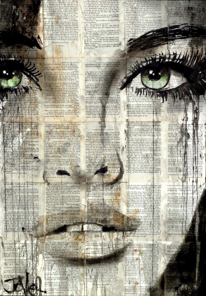 MESMERIZE Ink drawing by Loui Jover | Artfinder