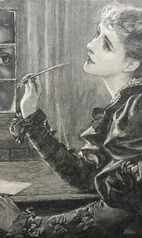 Letter to her love by Tudor Evans