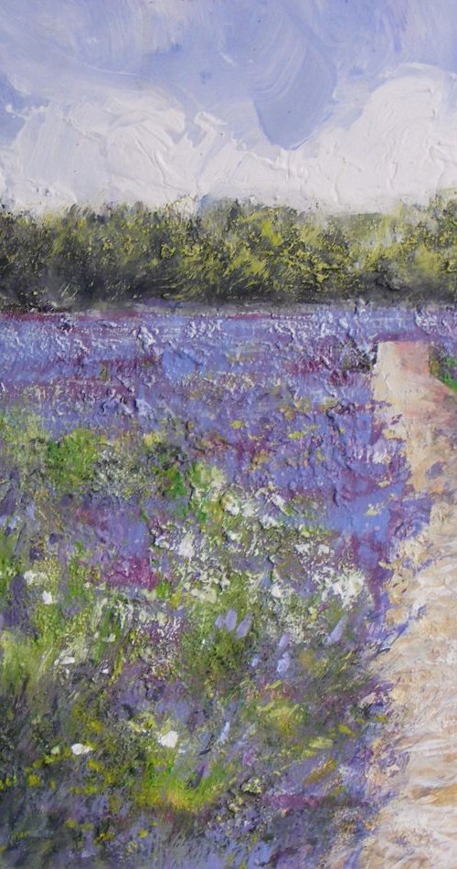 "Path through  field of lavender" by Ivan  Grozdanovski