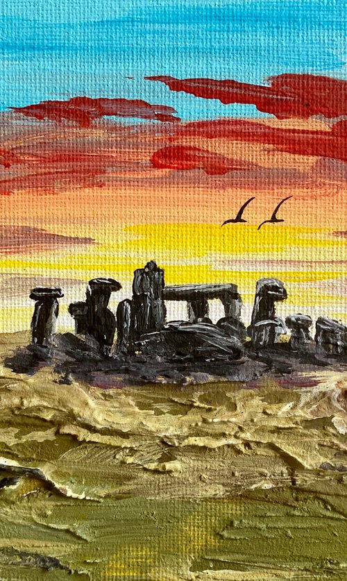 Stone Henge in a Frame by Marja Brown