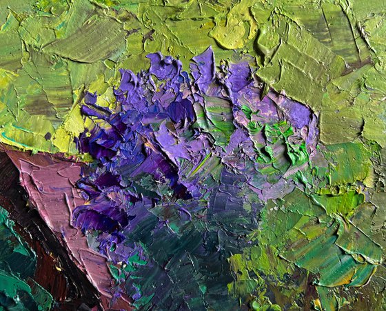 Lilac Bush in the Garden