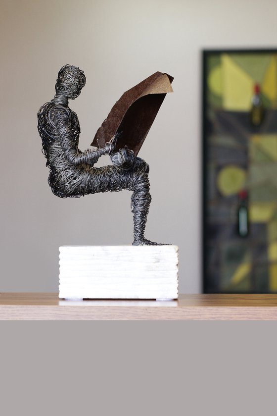Yellow press (29x18x14 2.9kg iron, marble)