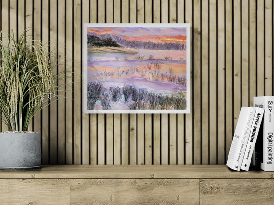 Sunrise And Grasses