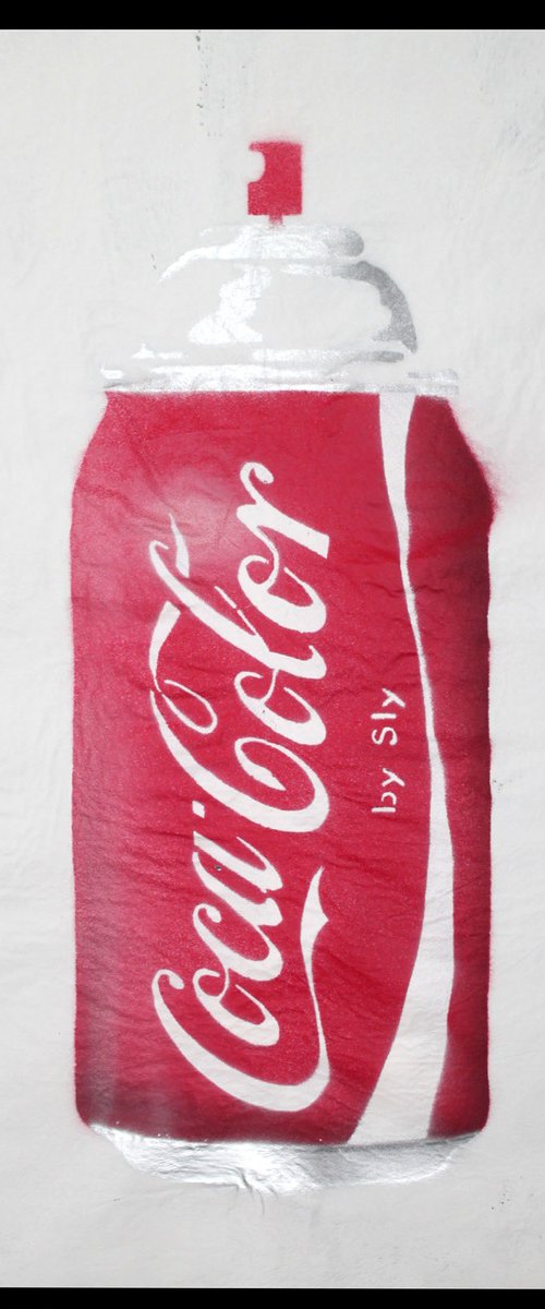 Cocacolor (on plain paper). by Juan Sly