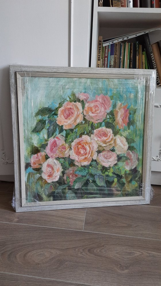 "Roses" - Original oil painting (2021)