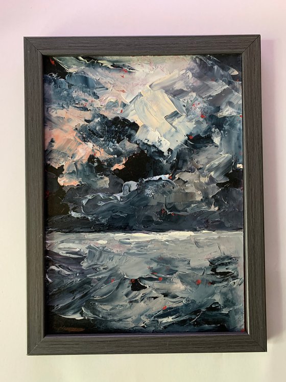 Night Ocean Waves.